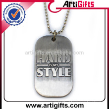 Artigifts tags de cão humano personalizado barato por atacado